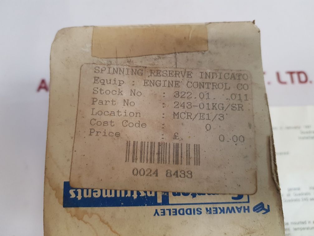 Crompton 243-01Kg watt meter