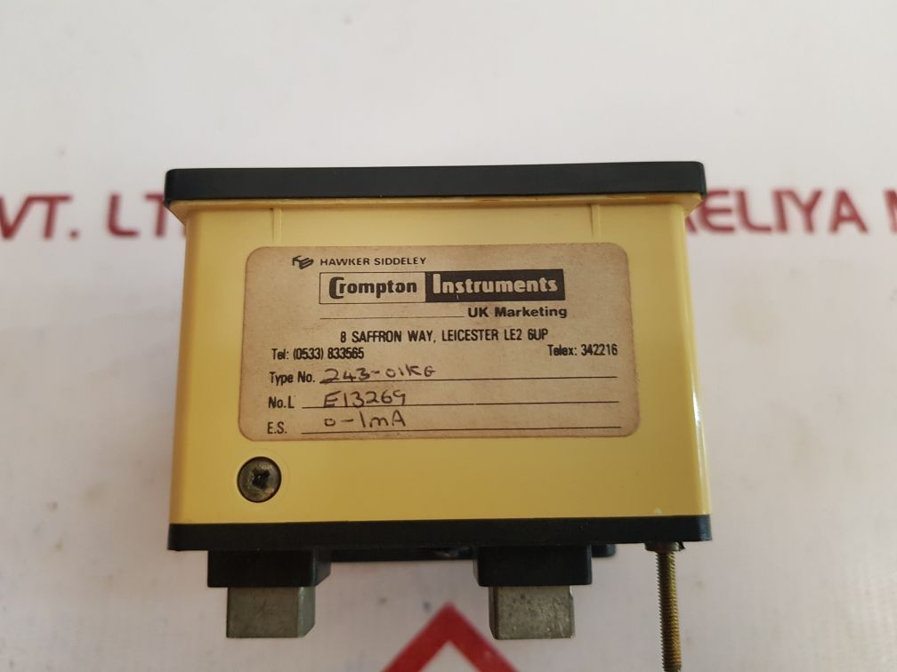 Crompton 243-01Kg watt meter