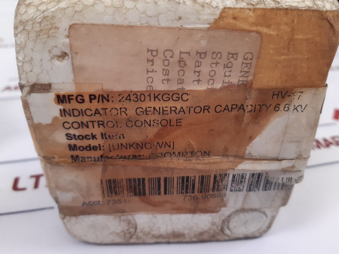 Crompton 243-01Kg Analog Meter 24301Kggc