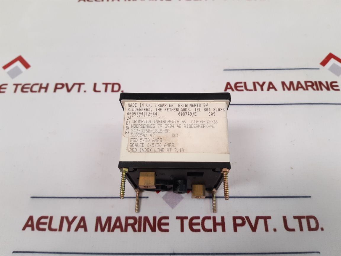 Crompton 243-026G-lsls-sr Ammeter