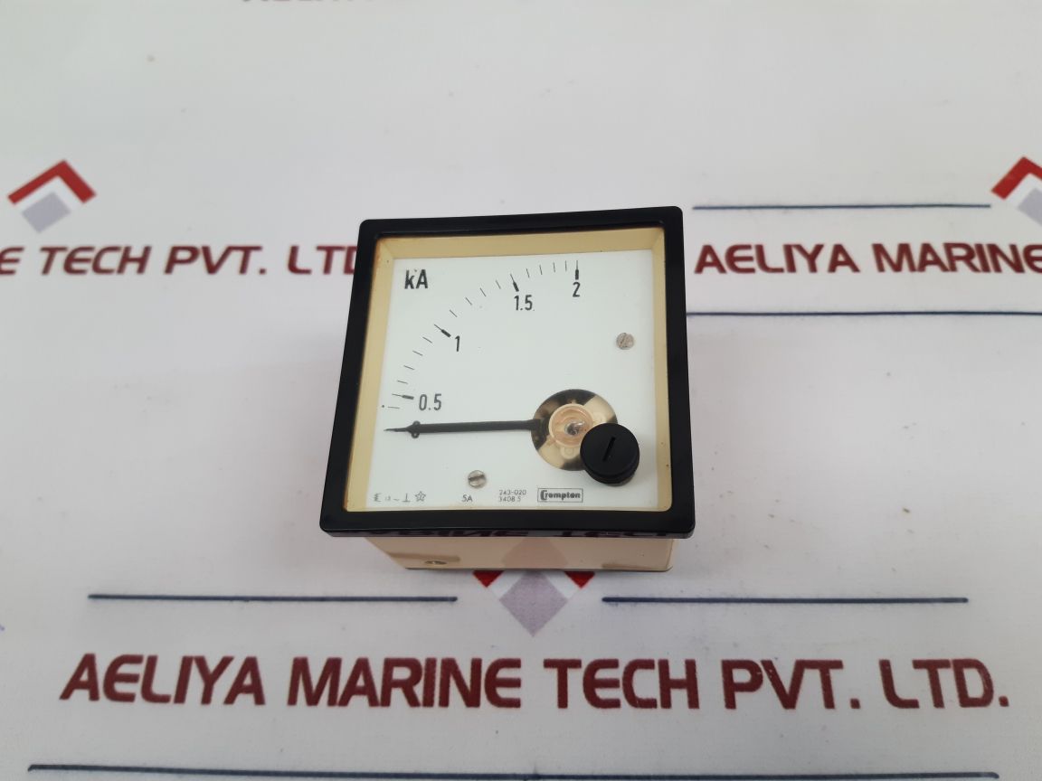 Crompton 243-02Ag Analog Panel Meter 243-020