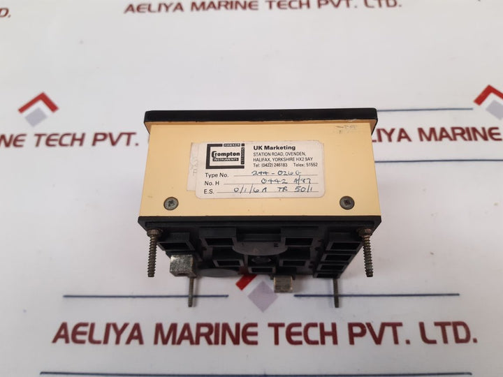 Crompton 244-026G Ammeter 0-40 A 300 Used