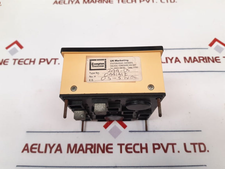 Crompton 244-05 Panel Meter