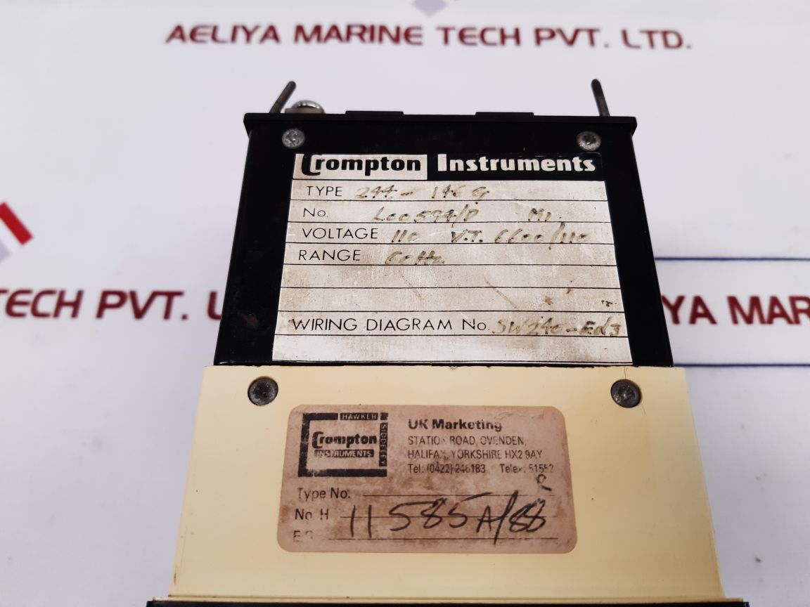Crompton 244-146G Meter Range: 60Hz