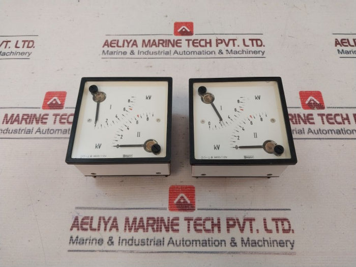 Crompton 244-80Lg-pzuy-c7-4T-br-sq Analog Voltmeter