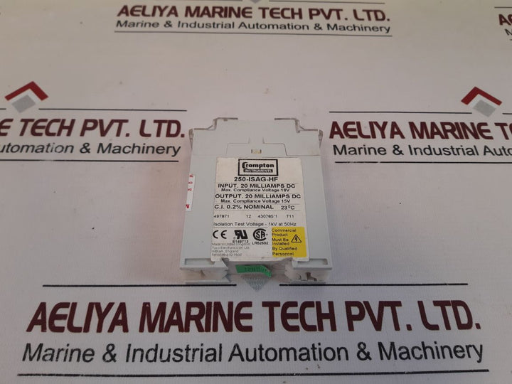 Crompton 250-isag-hf Signal Isolator Trip Relay