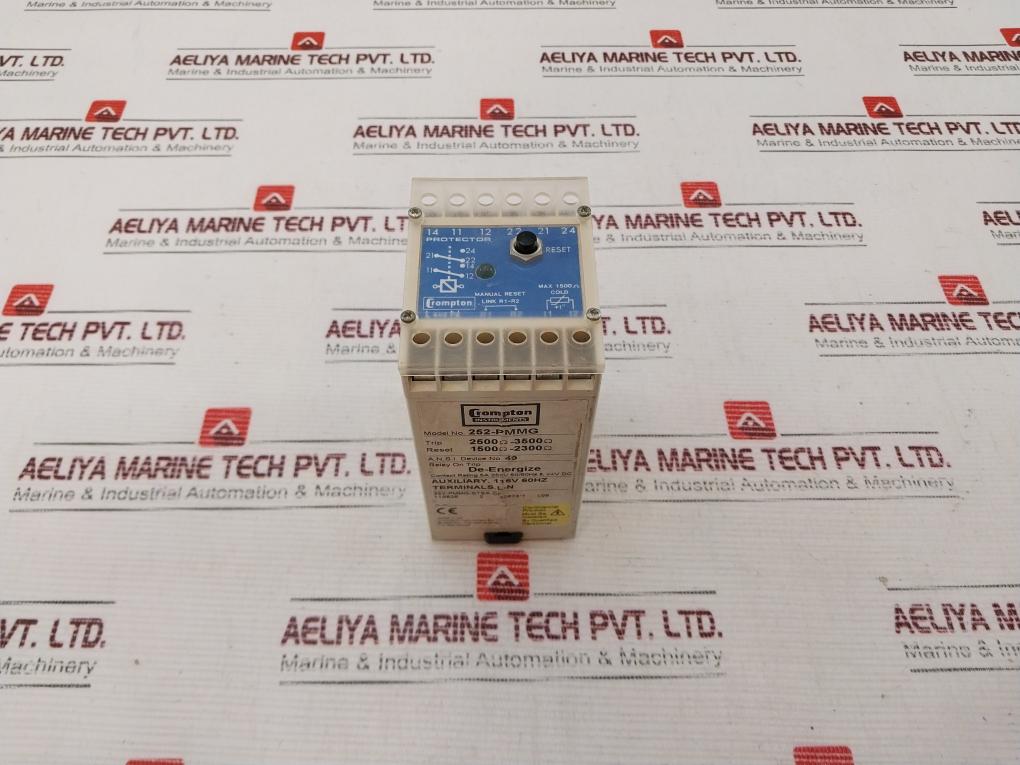 Crompton 252-pmmg Thermistor Monitoring Relay 115V 60Hz
