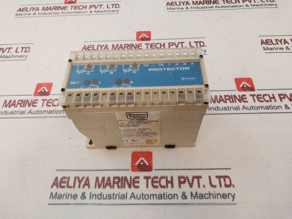 Crompton 256-prbw Protector Trip Relay 5A 250V 50/60Hz &a 24V Dc