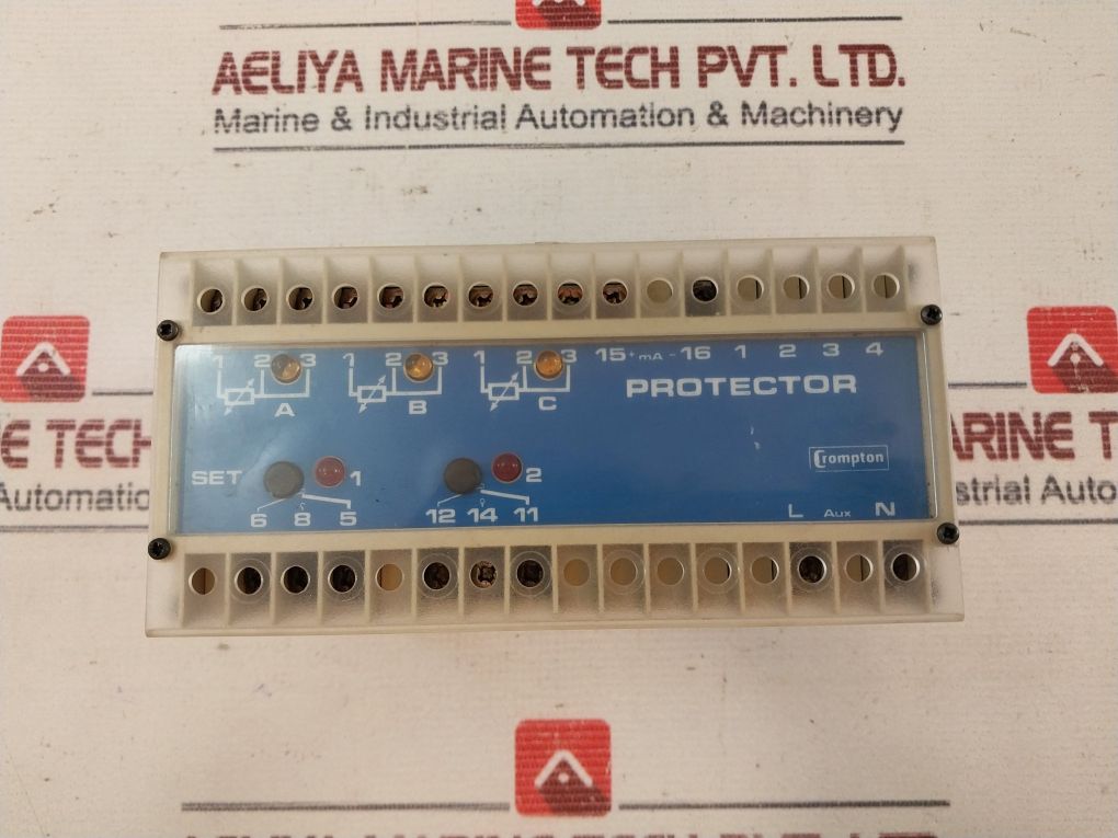 Crompton 256-prbw Protector Trip Relay 5A 250V 50/60Hz &a 24V Dc