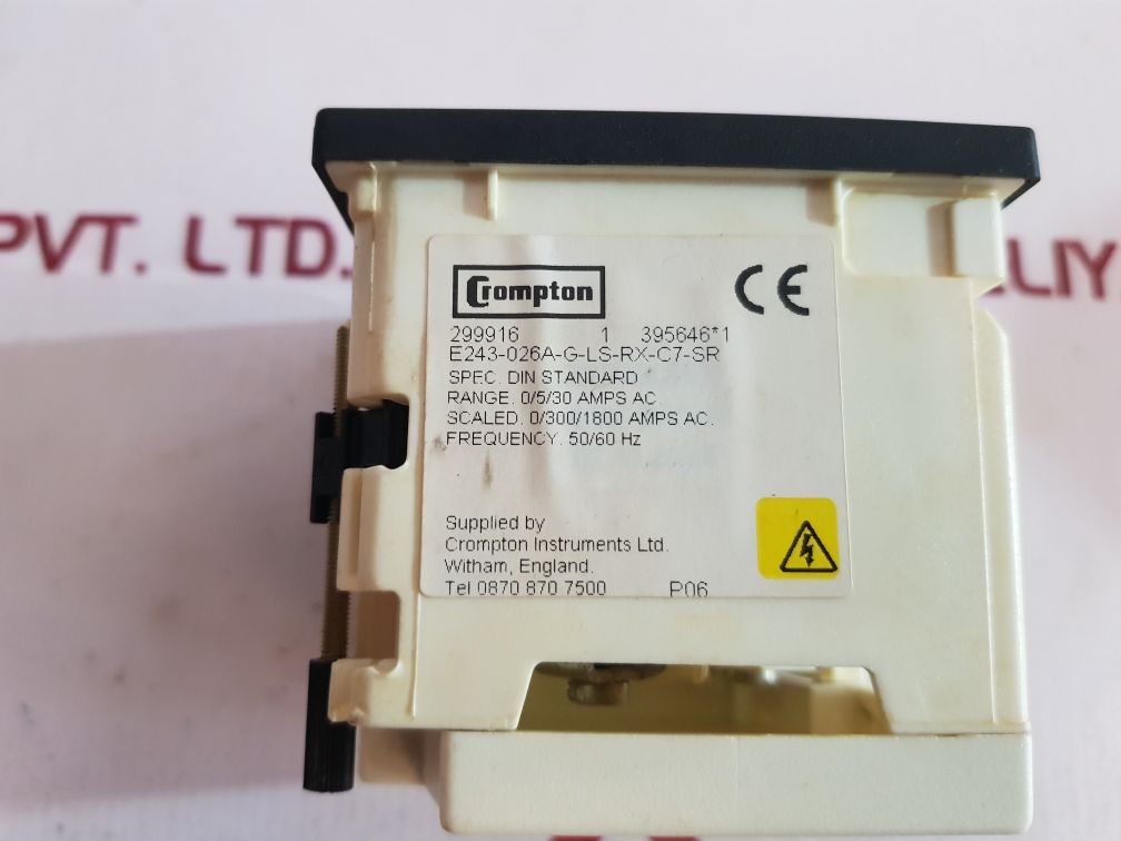 Crompton e243-026a-g-ls-rx-c7-sr ammeter