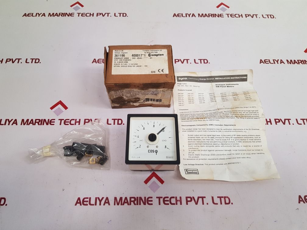 Crompton 361196 1 408017*1 Din Panel Meters