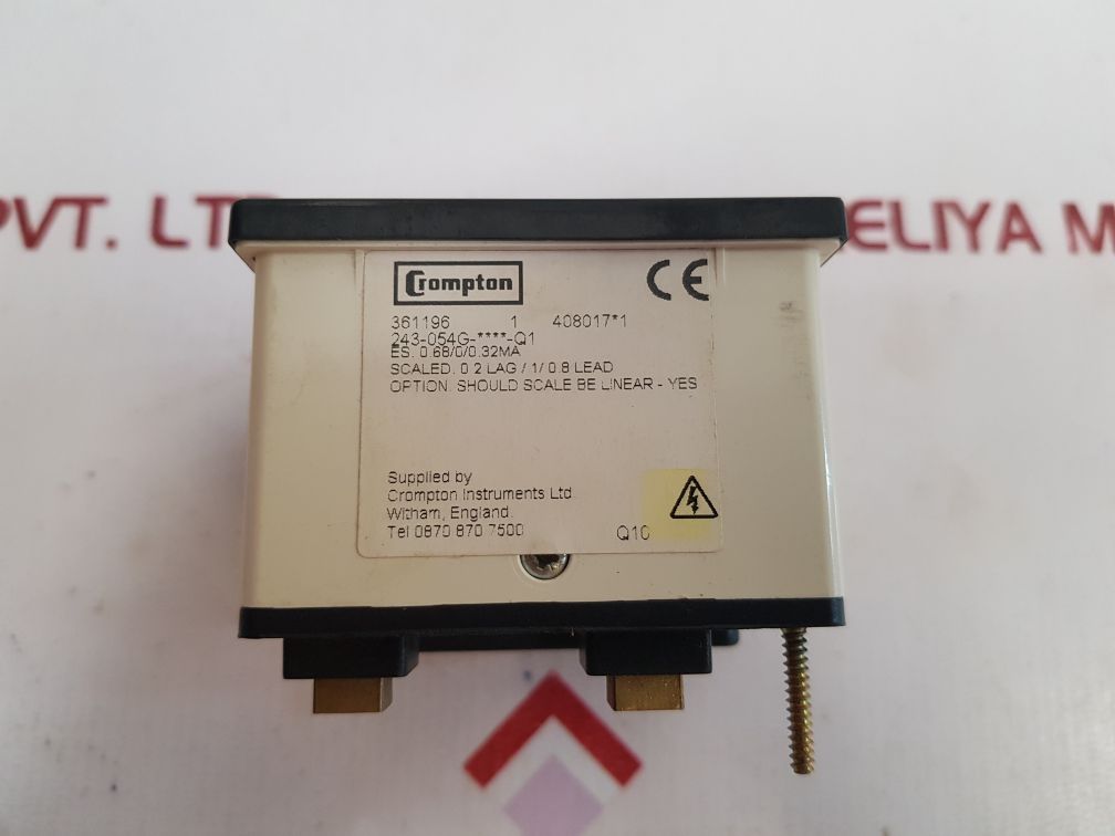 Crompton 361196 1 408017*1 Din Panel Meters