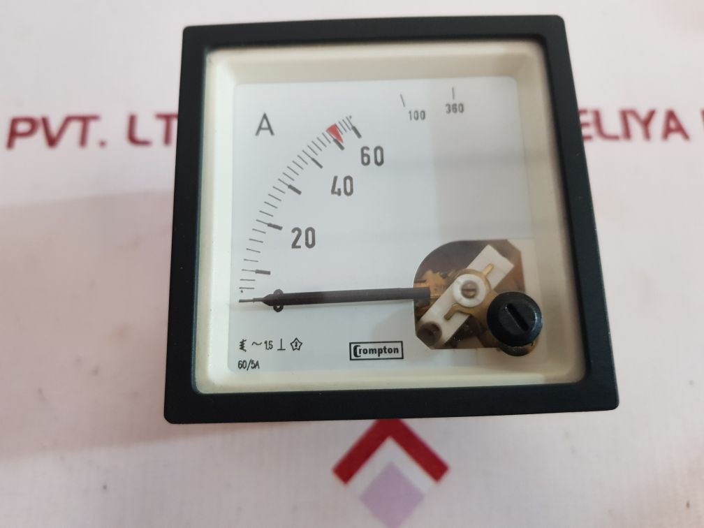 Crompton e243-026a-g-ls-nw-c6-sq-cr ammeter 243026g