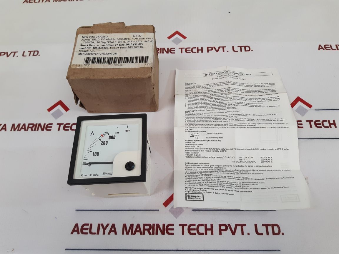 Crompton E243-026A-g-ls-rx-c7-sq Ammeter