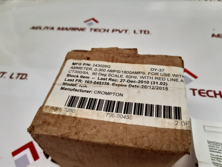 Crompton E243-026A-g-ls-rx-c7-sq Ammeter