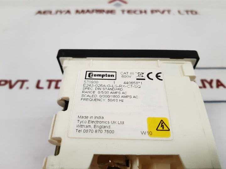 Crompton E243-026A-g-ls-rx-c7-sq Ammeter
