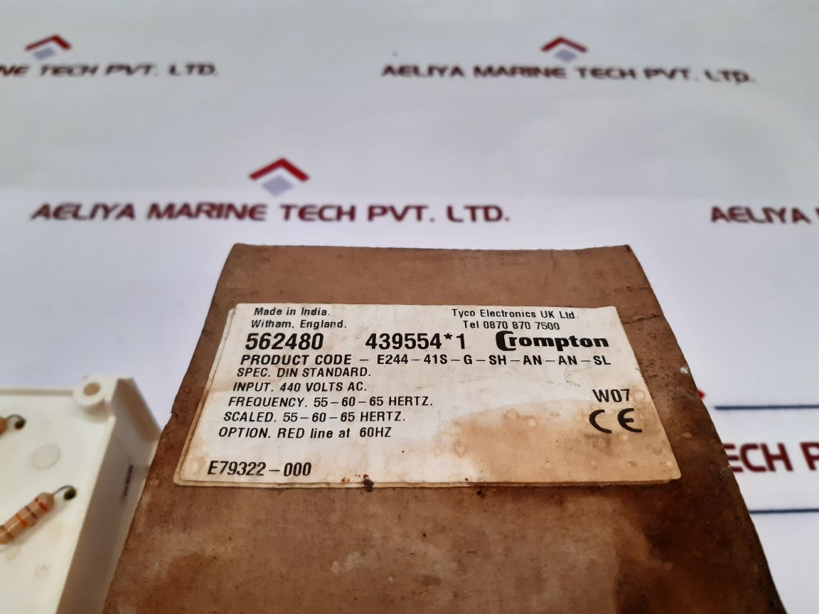 Crompton E244-41S-g-sh-an-an-sl Frequency Meter