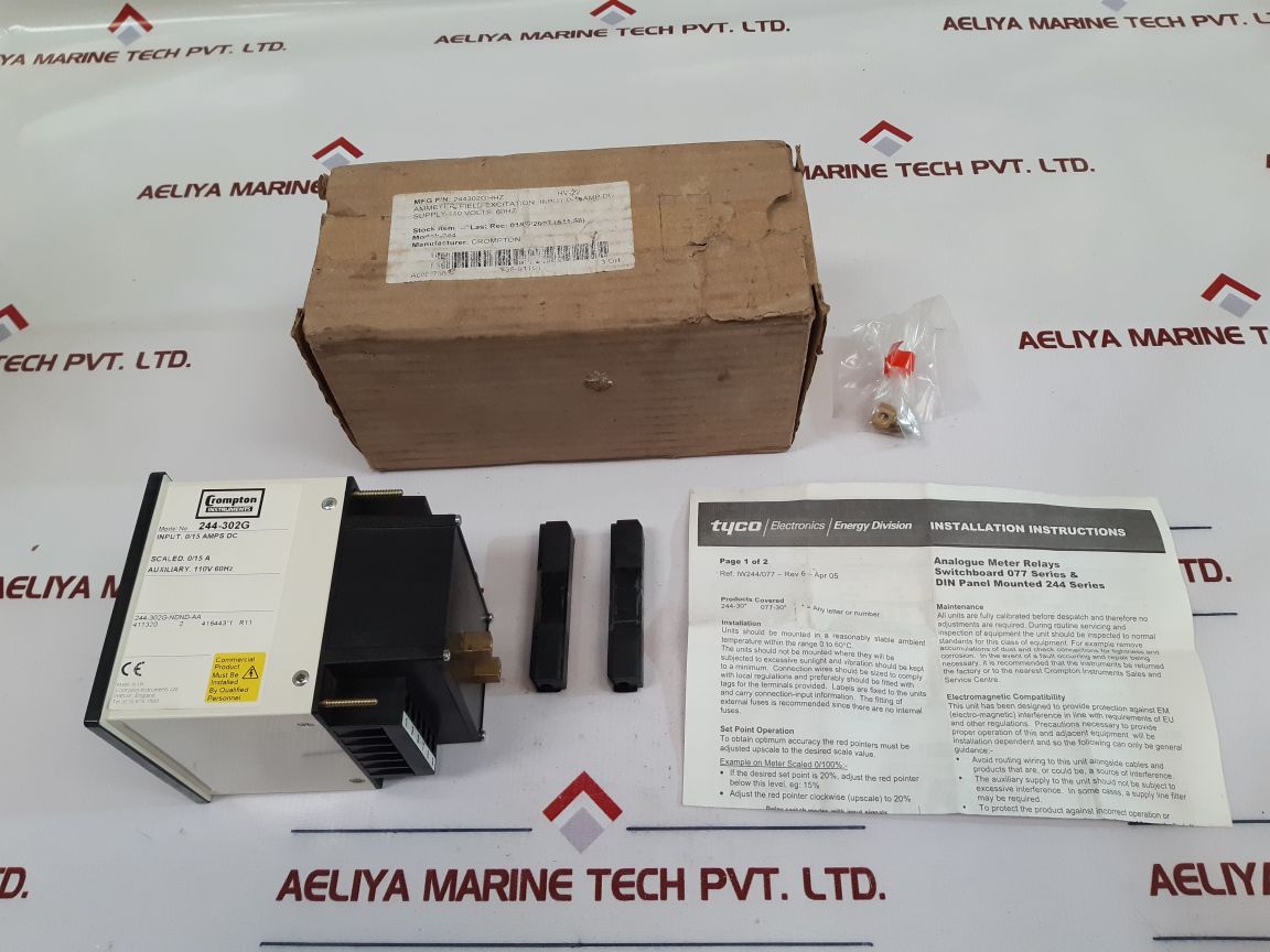 Crompton Instruments 244-302G Analogue Ammeter