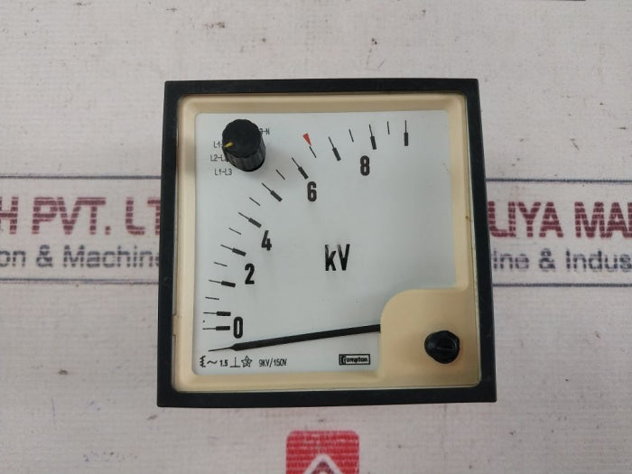 Crompton Instruments E244-02Q-g-pz-uy-c7-sw3-mg Analogue Panel Meter