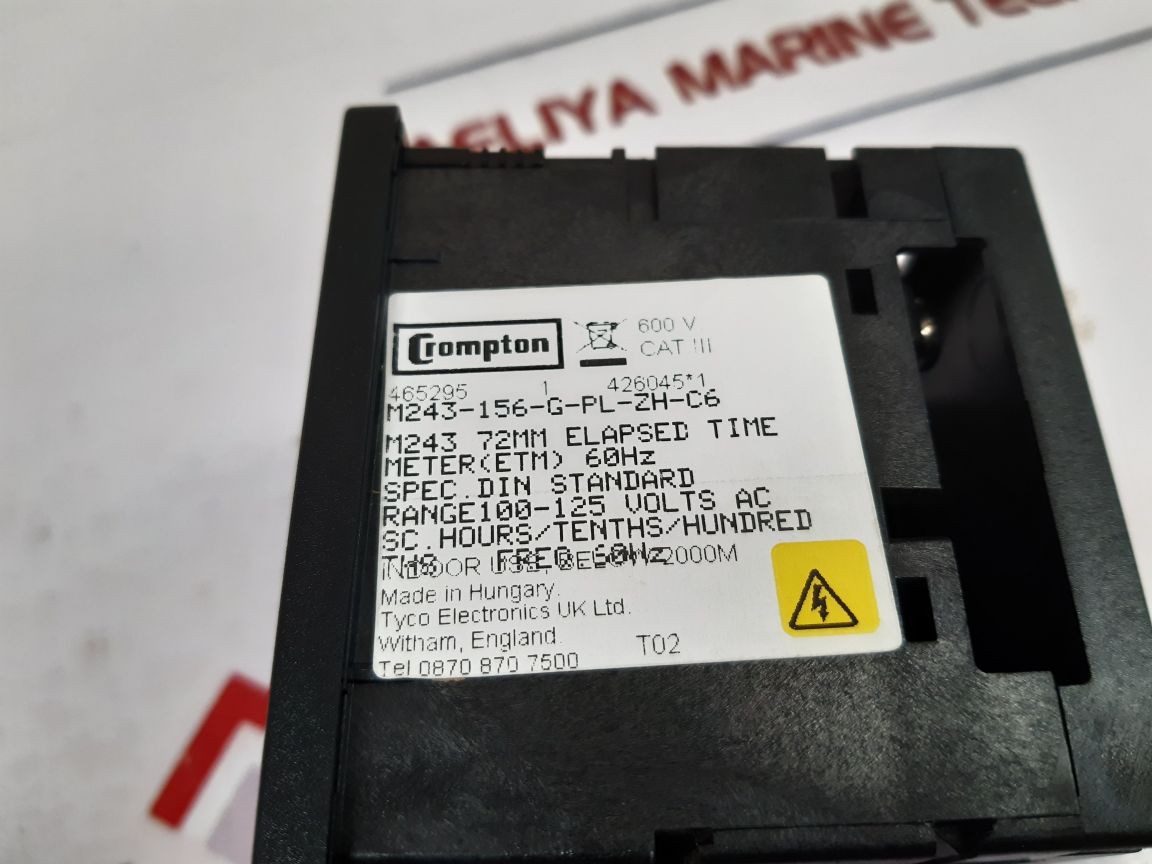 Crompton M243-156-g-pl-zh-c6 Hour Meter
