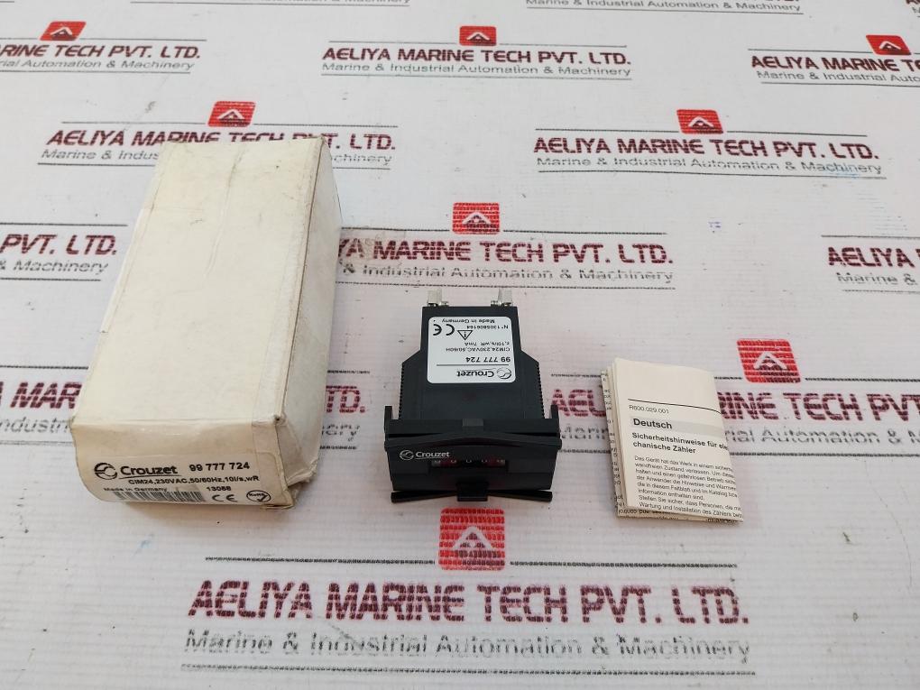 Crouzet 99 777 724 Electronic Hour Counter 230Vac, 50/60Hz