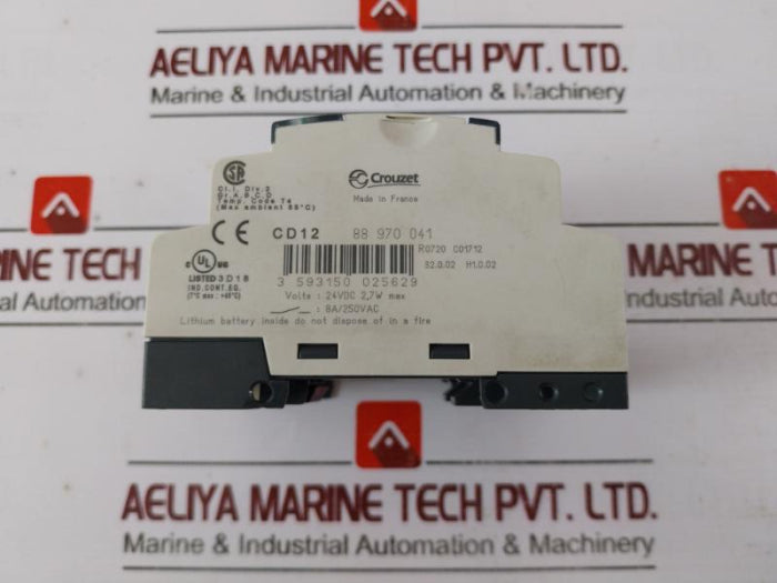 Crouzet Cd12 Millenium 3 Programmable Logic Controller 24Vdc 2.7W Max 8A/250Vac