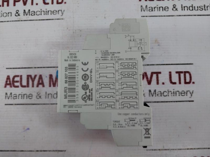 Crouzet Mur3 Relay 88827103 12-240Vdc 1,5W