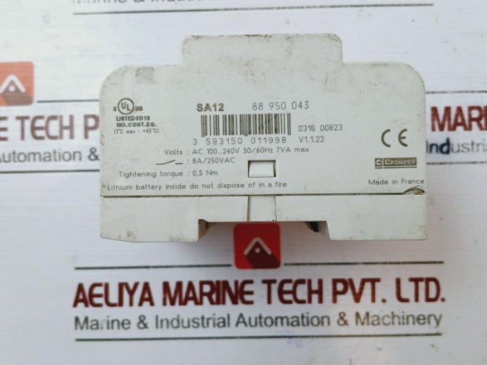 Crouzet Sa12 Logic Controller Ac 100 240V 50/60Hz 7Va Max