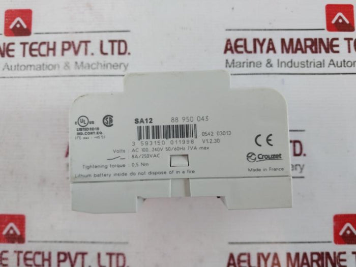Crouzet Sa12 Millennium Ii+ Controller 100-240V Ac 8A