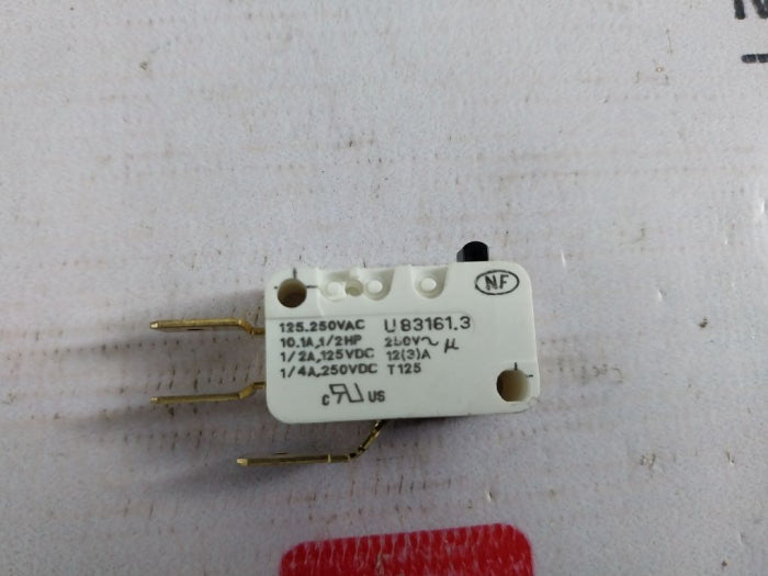 Crouzet U83161.3 Micro Limit Switch 250V/3A 1W