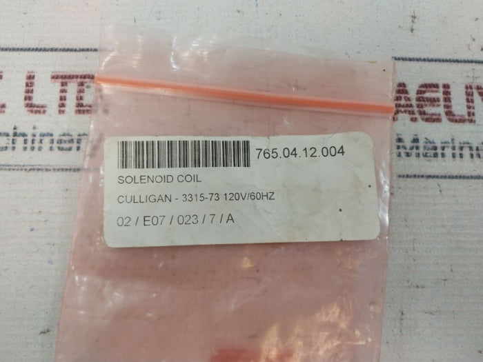 Culligan 3315-73 Solenoid Coil 120V 60Hz