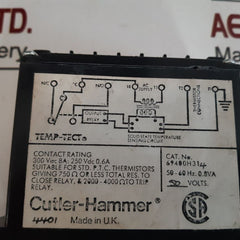 Cutler-hammer 69400H314 Thermistor Control Unit 300 Vac 8A