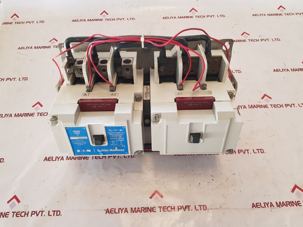 Cutler-hammer cn55nn3a reversing contactor 135 amp