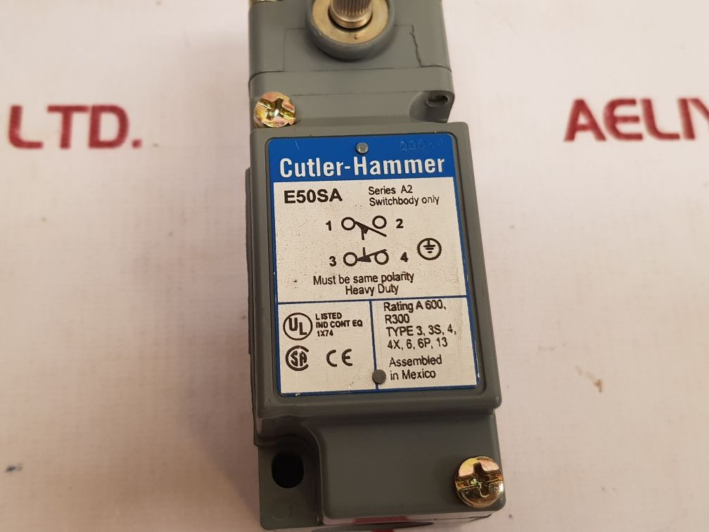 Cutler-hammer E50Sa Series A2 Limit Switch - Aeliya Marine Tech