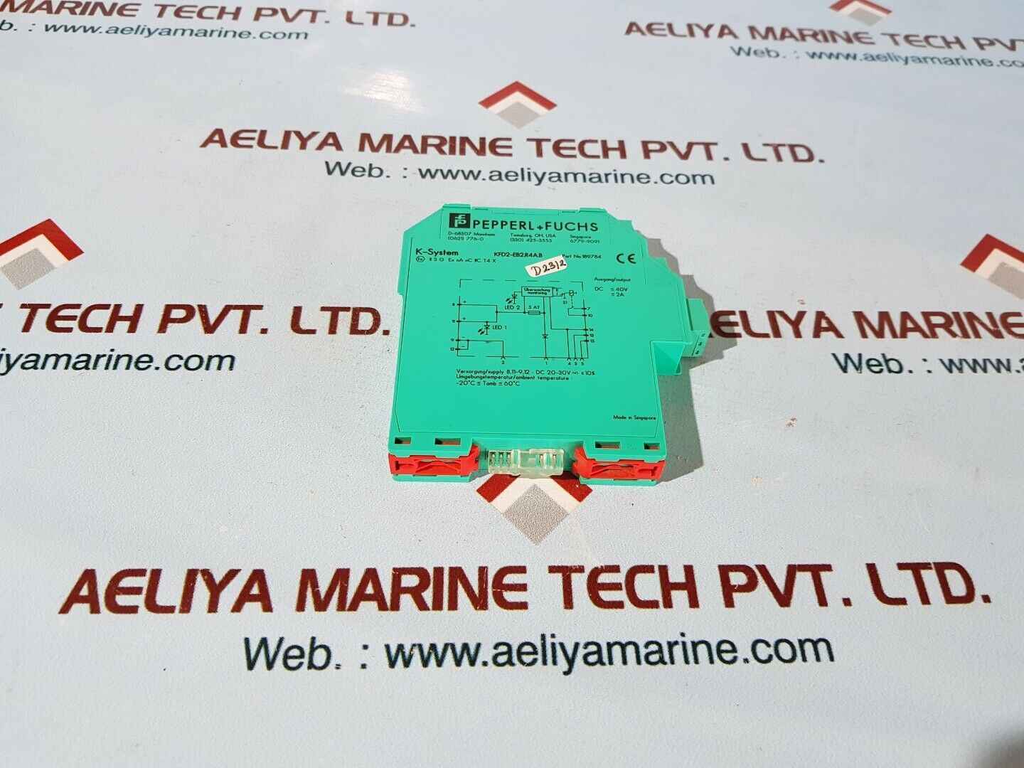 Pepperl+Fuchs Kfd2-eb2.R4A.B Power Feed Module 189784 New