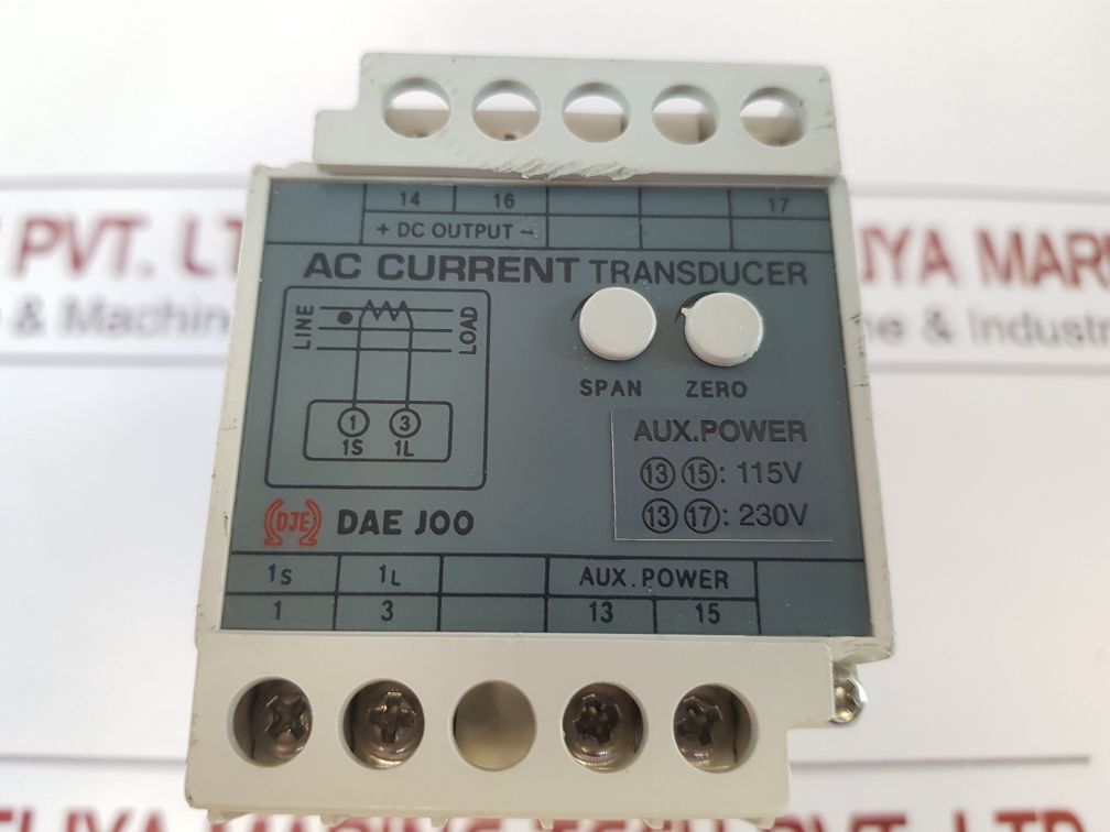 Dae Joo Dt-1A-a8Ab Ac Current Transducer Dc 4-20Ma Ac 115/230V