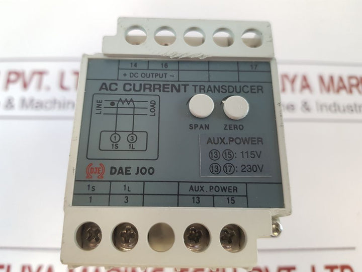 Dae Joo Dt-1A-a8Ab Ac Current Transducer Dc 4-20Ma Ac 115/230V
