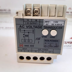 Dae Joo Dt-1V-a1Ad Ac Voltage Transducer Dc 4-20Ma Dc 24V