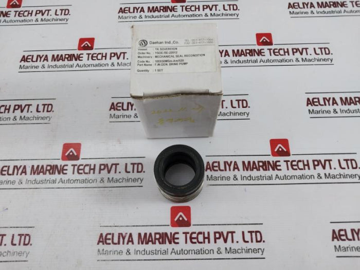 Daehan Ysoe-re-22012 Mechanical Seal Set For F.W. Gen Brine Pump