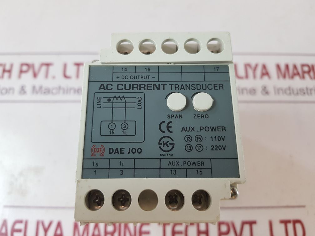 Daejoo Dt-1a-a1aa Ac Current Transducer Ac110/220v Dc 4-20ma Ac 0-5a 50/60hz