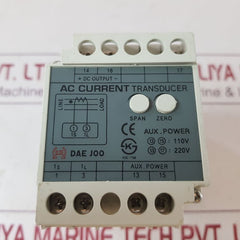 Daejoo Dt-1a-a1aa Ac Current Transducer Ac110/220v Dc 4-20ma Ac 0-5a 50/60hz