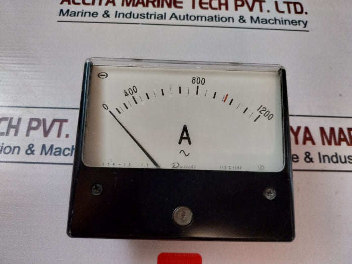 Daiichi Lsk-12 Panel Voltmeter 0-1200A