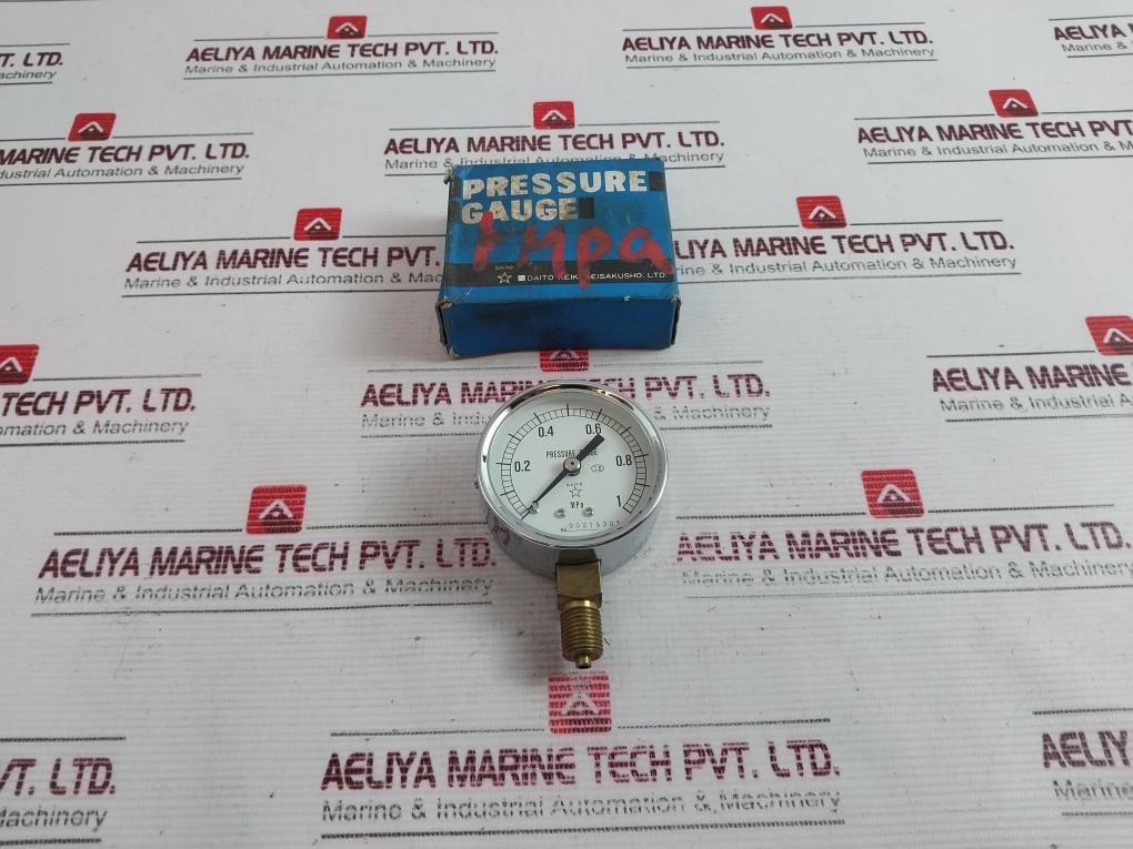 Daito 0-1 Mpa At Pressure Gauge 60 Mm
