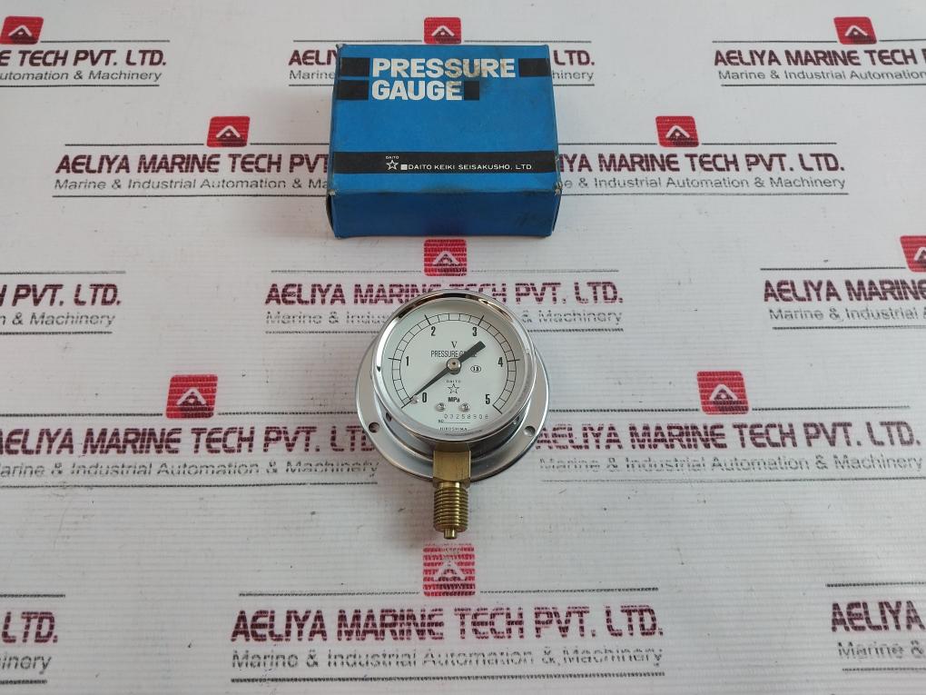 Daito Keiki 60 Mm Pressure Gauge 0 – 5 Mpa