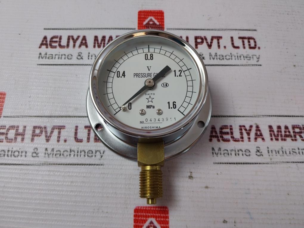 Daito Keiki Bt Pressure Gauge 0-1.6 Mpa