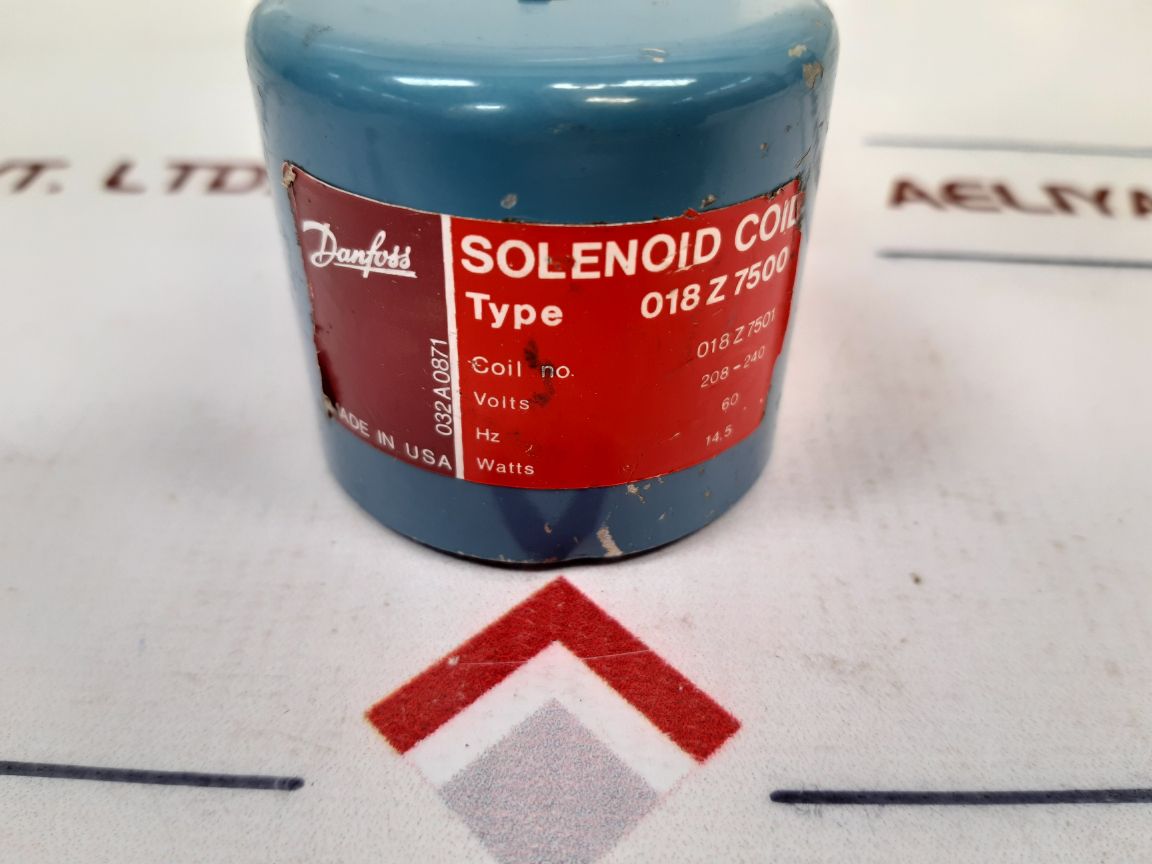 Danfoss 018z 7500 solenoid coil