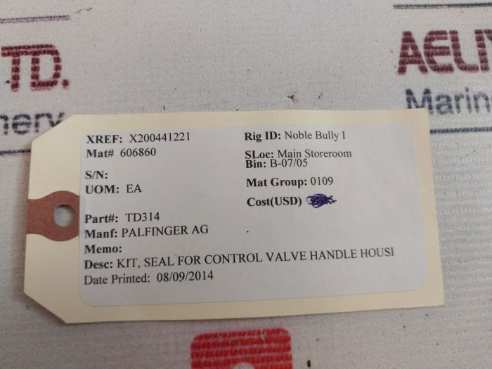 Danfoss Pvm/pvmd 32 Seal Control Valve Handle Housing Kit Td314