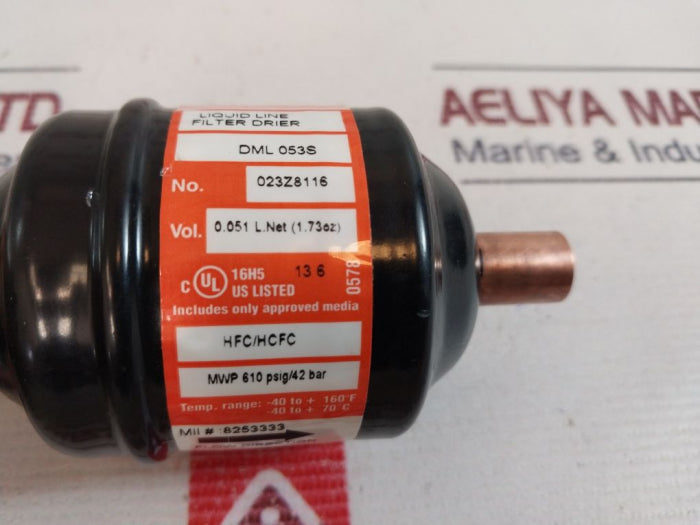 Danfoss Dml 053S Liquid Line Filter Drier 023Z8116