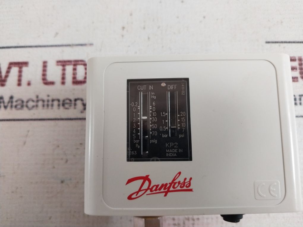 Danfoss Kp2 Pressure Switch 0.5-1.5 Bar 7-20 Psi