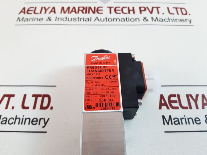 Danfoss Mbs 5150 Pressure Transmitter 060N1091